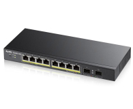 Zyxel 10p GS1900-10HP (8x100/1000Mbit PoE, 2xSFP) - 413632 - zdjęcie 1